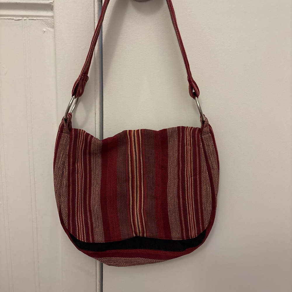 Red Cloth Boho Handbag